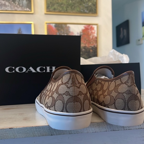 NWT 🏁Coach Signature Slip-on Skater Sneaker - Picture 3 of 6